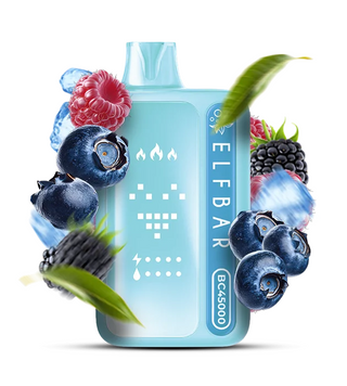Elf Bar BC45000 Blue Razz Ice (Ягодный лимонад со льдом) &mdash; фото одноразовой pod-системы