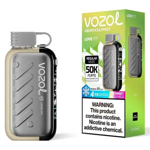 Vozol Gear 50000 Love 777 (Диня Маракуя Кавун М'ята) &mdash; фото одноразової pod-системи