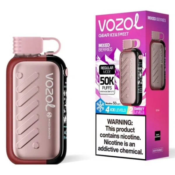 Vozol Gear 50000 Mixed Berry (Мікс ягід) &mdash; фото одноразової pod-системи