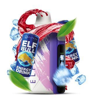 Elf Bar Ice King 30000 Elf Bull (Ред Булл) &mdash; фото одноразовой pod-системы