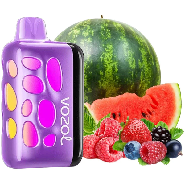 Vozol Rave 40000 ​Watermelon Razz Rancher (Кавун Малина Ягоди) &mdash; фото одноразової pod-системи