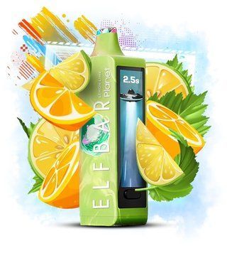 Elf Bar Planet 25000 Lemon Lime (Лимон Лайм) &mdash; фото одноразовой pod-системы