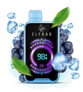 Elf Bar FS18000 Blueberry Ice (Чорниця з прохолодою) &mdash; фото одноразової pod-системи