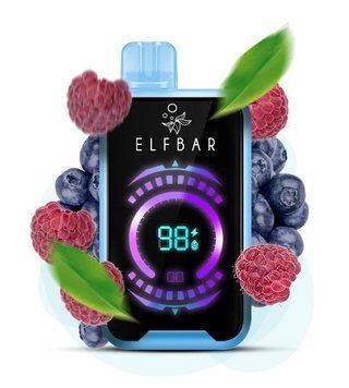 Elf Bar FS18000 Blueberry Raspberry (Чорниця Малина) &mdash; фото одноразової pod-системи