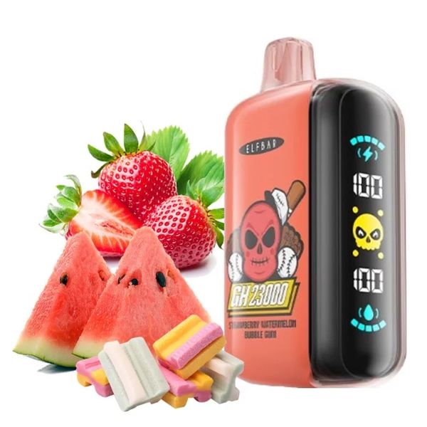 Elf Bar GH23000 Strawberry Watermelon Bubble Gum (Полуниця Кавун Жуйка) 23000109 фото