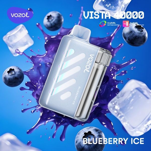 Vozol Vista 40000 Blueberry Ice (Черника со льдом) &mdash; фото одноразовой pod-системы