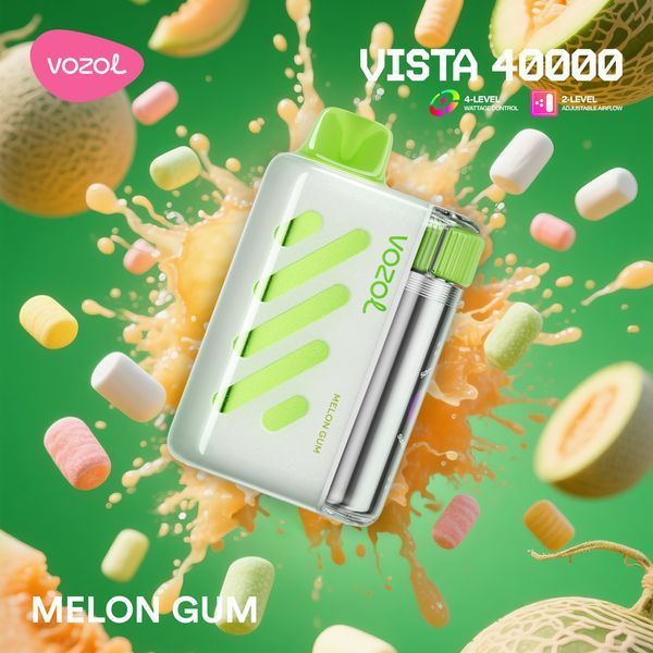 Vozol Vista 40000 Melon Gum (Дыня Жвачка) &mdash; фото одноразовой pod-системы