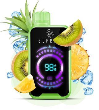Elf Bar FS18000 Kiwi Pineapple Ice (Ківі Ананас з прохолодою) &mdash; фото одноразової pod-системи