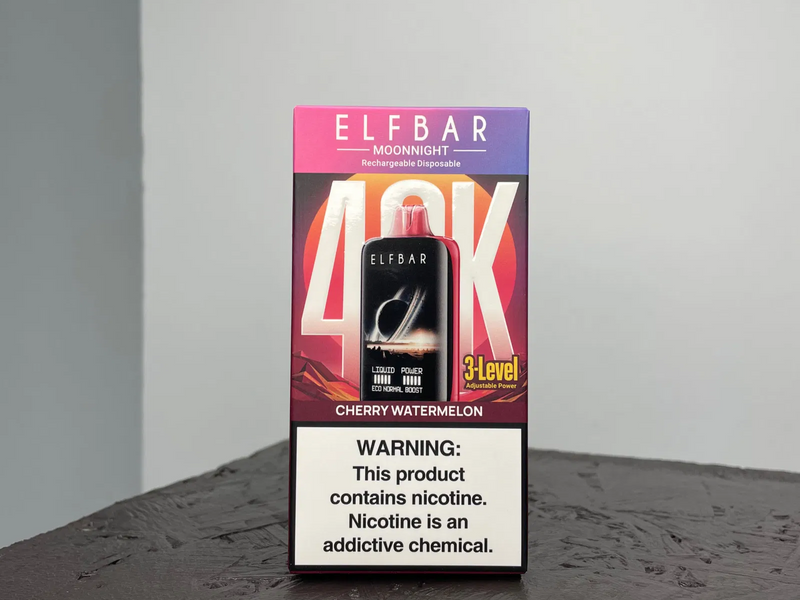 Elf Bar MoonNight 40000 Cherry Watermelon (Вишня Арбуз) &mdash; фото одноразовой pod-системы
