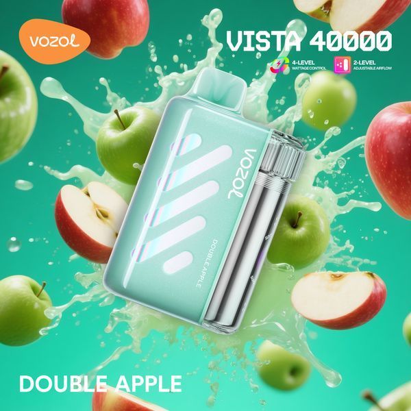 Vozol Vista 40000 Double Apple (Двойное Яблоко) &mdash; фото одноразовой pod-системы