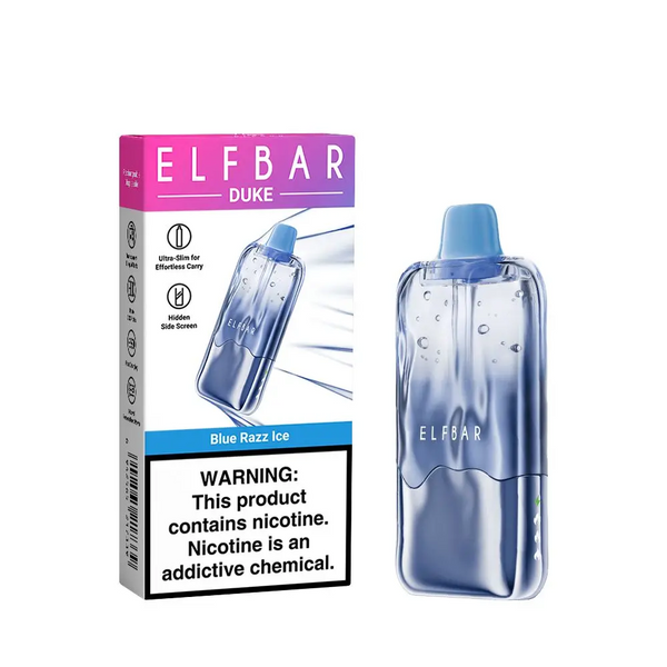 Elf Bar DUKE 30000 Blue Razz Ice (Ягодный лимонад со льдом) &mdash; фото одноразовой pod-системы