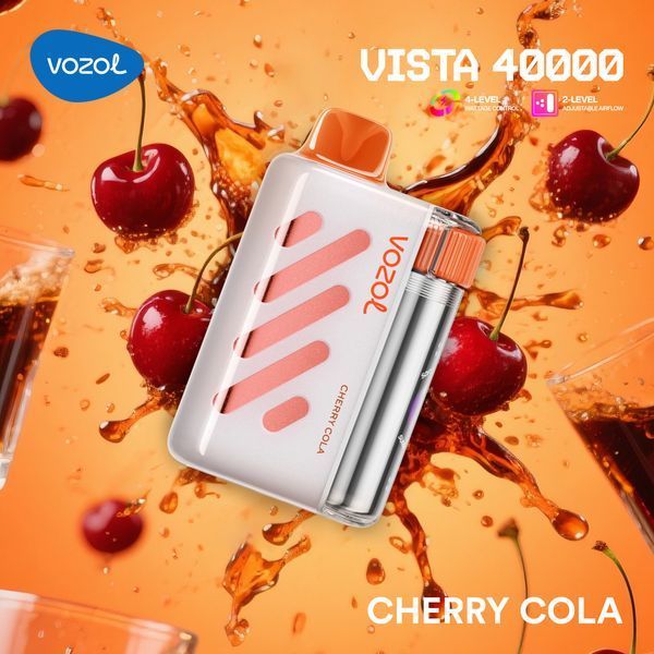 Vozol Vista 40000 Cherry Cola (Вишня Кола) &mdash; фото одноразовой pod-системы