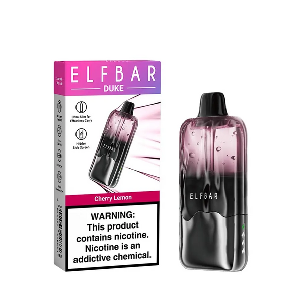 Elf Bar DUKE 30000 Cherry Lemon (Вишня Лимон) &mdash; фото одноразовой pod-системы