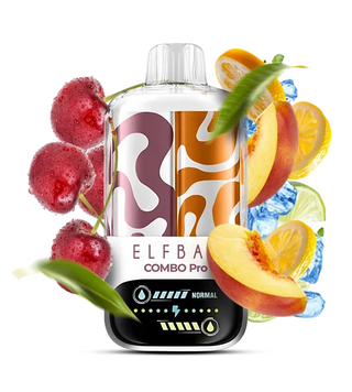 Elf Bar COMBO Pro 30000 Cherry & Peach Lemonade (Вишня та Персик Лимонад) &mdash; фото одноразової pod-системи