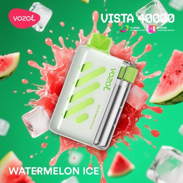 Vozol Vista 40000 Watermelon Ice (Арбуз со льдом) &mdash; фото одноразовой pod-системы