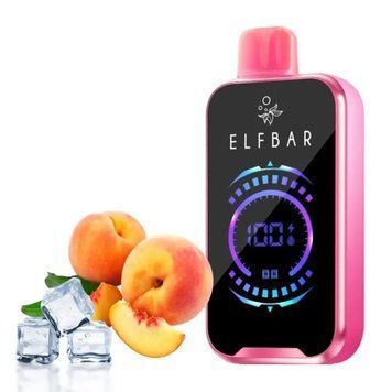 Elf Bar FS18000 Peach Ice (Персик з прохолодою) &mdash; фото одноразової pod-системи