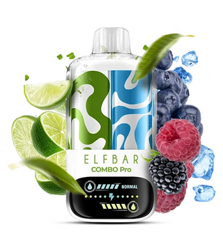 Elf Bar COMBO Pro 30000 Lime & Blue Razz (Лайм та Ягідний лимонад) &mdash; фото одноразової pod-системи