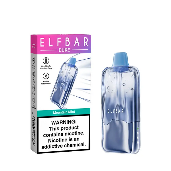 Elf Bar DUKE 30000 Mountain Mint (Мята) &mdash; фото одноразовой pod-системы