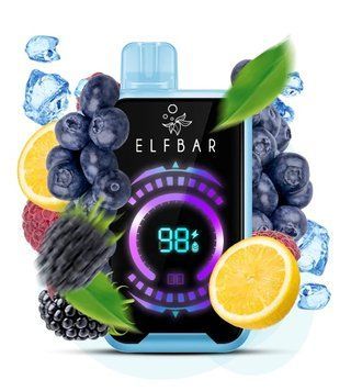 Elf Bar FS18000 Blueberry Razz Lemon (Чорниця Малина Лимон) &mdash; фото одноразової pod-системи