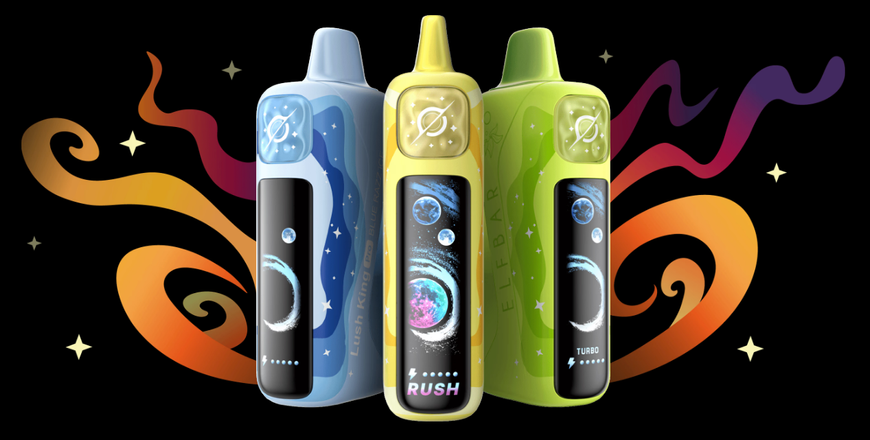 Elf Bar Lush King Pro 40000 Mountain Mint (М'ята) &mdash; фото одноразової pod-системи