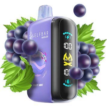 Elf Bar RAYA D3 25000 Grape Mint (Виноград Мята) &mdash; фото одноразовой pod-системы