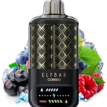 Elf Bar COMBO 25000 Blackcurrant Raspberry & Grape (Чорна смородина Малина та Виноград) combo25000 фото