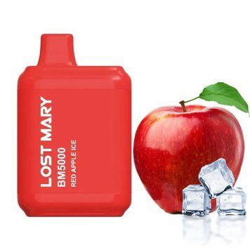 Lost Mary BM5000 Red Apple Ice (Червоне Яблуко з прохолодою) &mdash; фото одноразової pod-системи