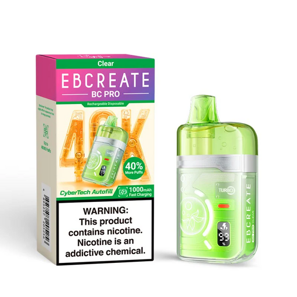 Elf Bar EBCreate BC Pro 40000 Clear (Без вкуса) &mdash; фото одноразовой pod-системы