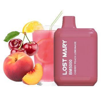 Lost Mary BM5000 Cherry Peach Lemonade (Вишня Персик Лимонад) &mdash; фото одноразової pod-системи