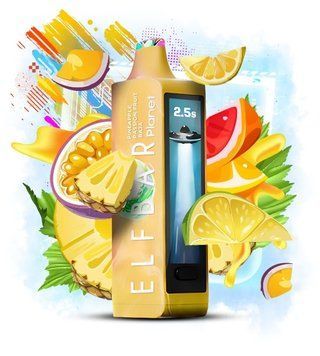 Elf Bar Planet 25000 Pineapple Passion Fruit Baja (Ананас Маракуя) &mdash; фото одноразової pod-системи