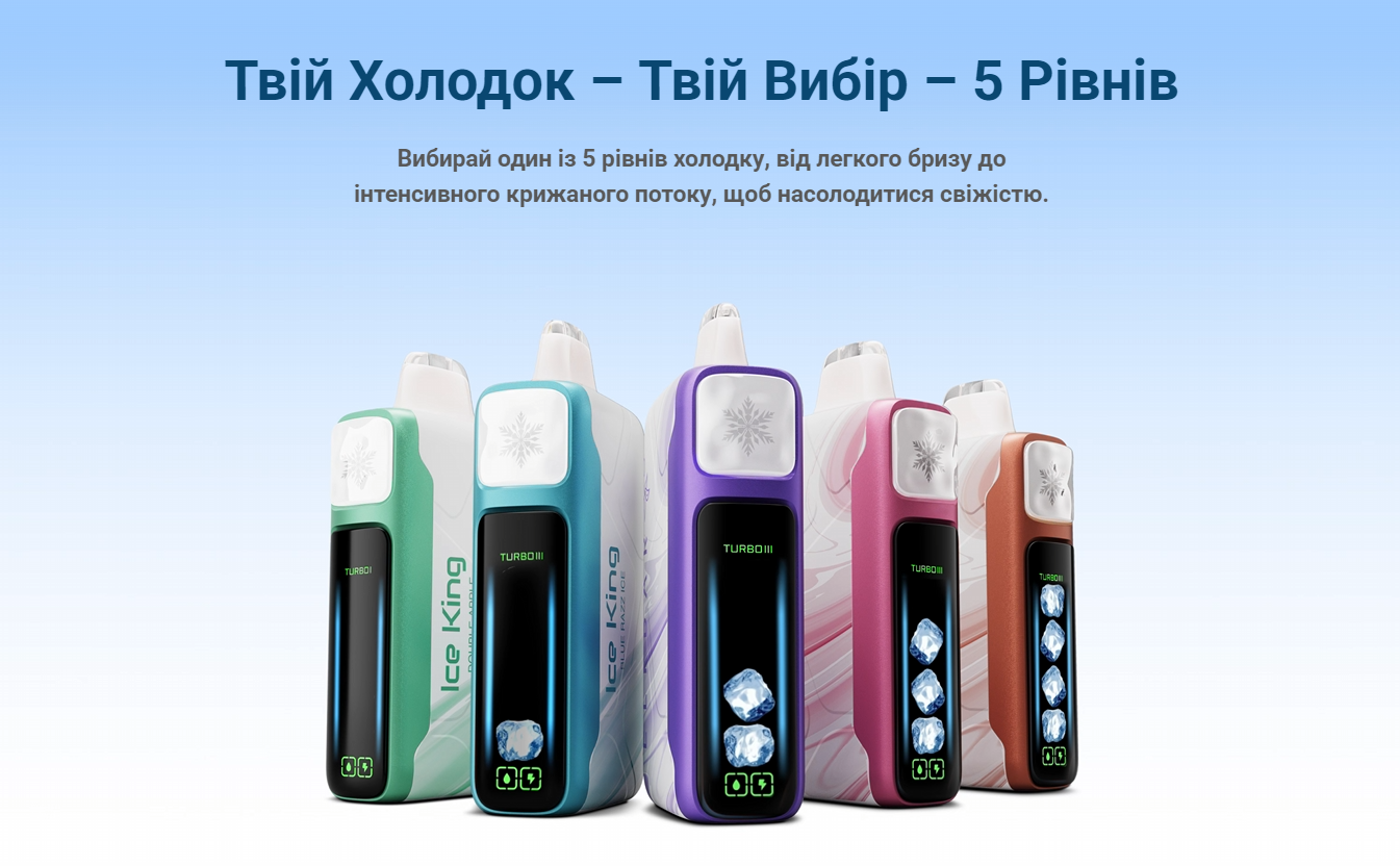 5 режимів холоду Ice King 30000