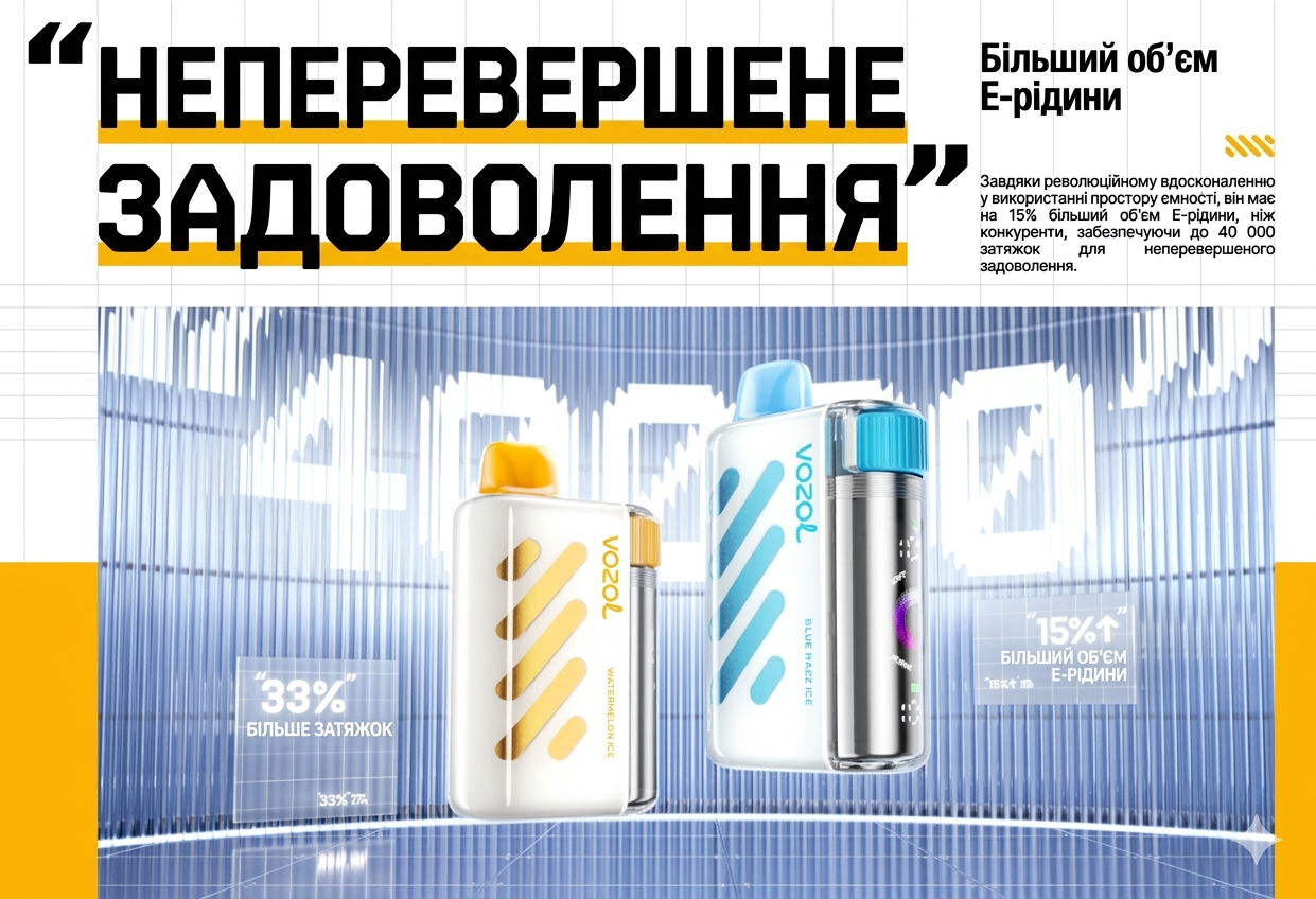 Vozol Vista 40000 з великим об’ємом рідини